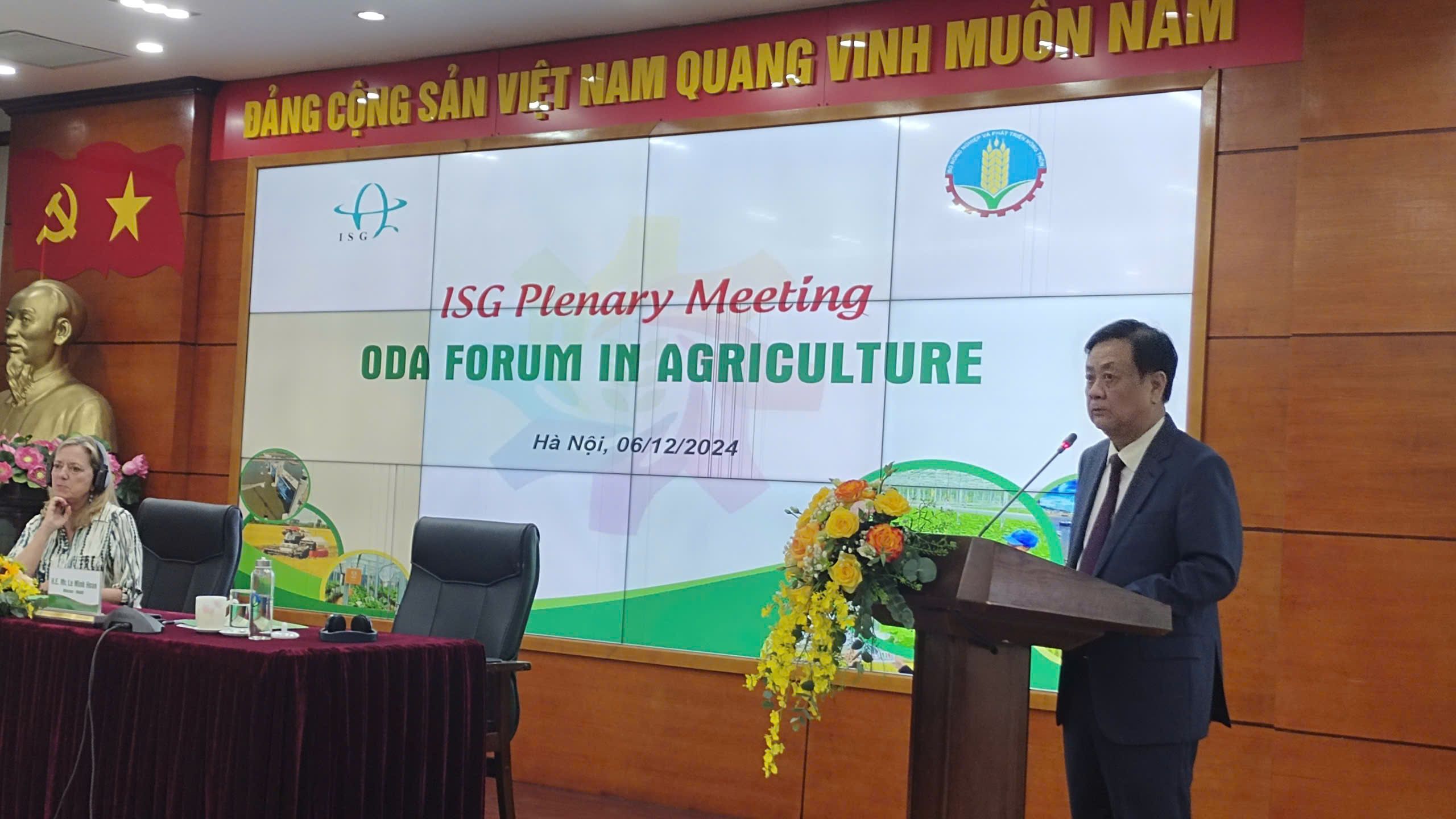 Từ năm 2019 đến nay, chưa có dự án vốn vay ODA mới được ký trong lĩnh vực nông nghiệp