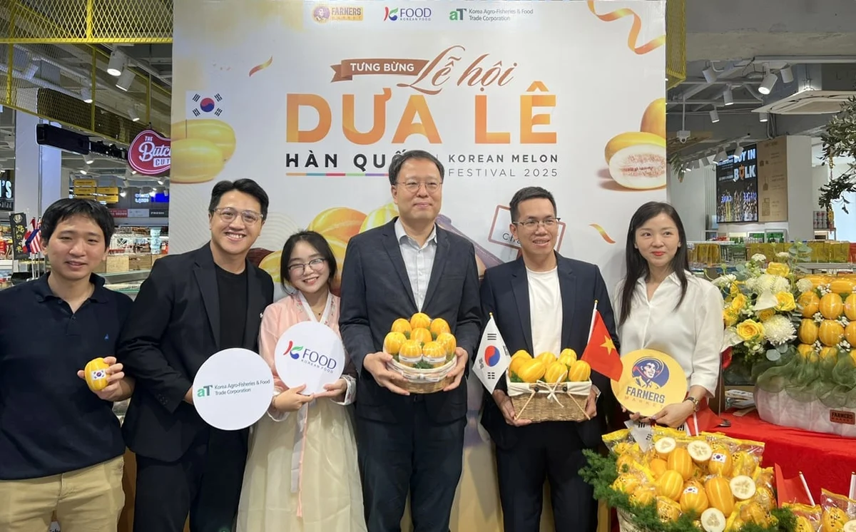 Dưa lê Hàn Quốc chính thức ra mắt người tiêu dùng Việt Nam