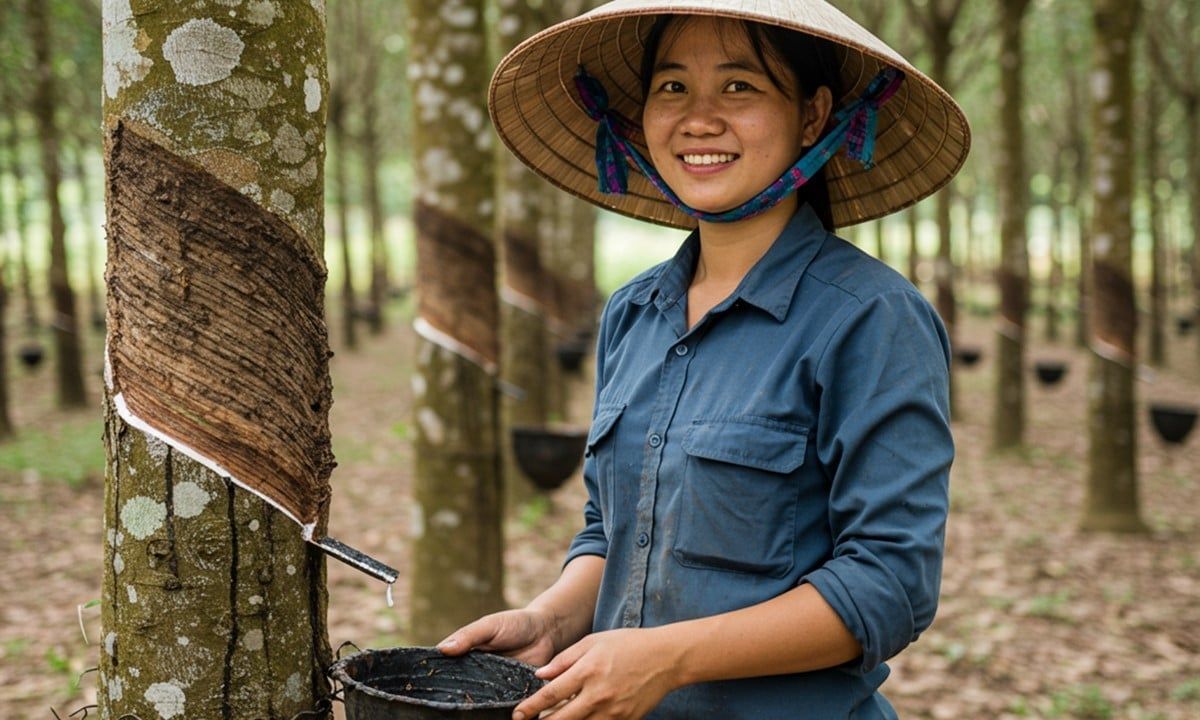 Giá cao su hôm nay 7/7/2025: Tăng nhẹ trở lại