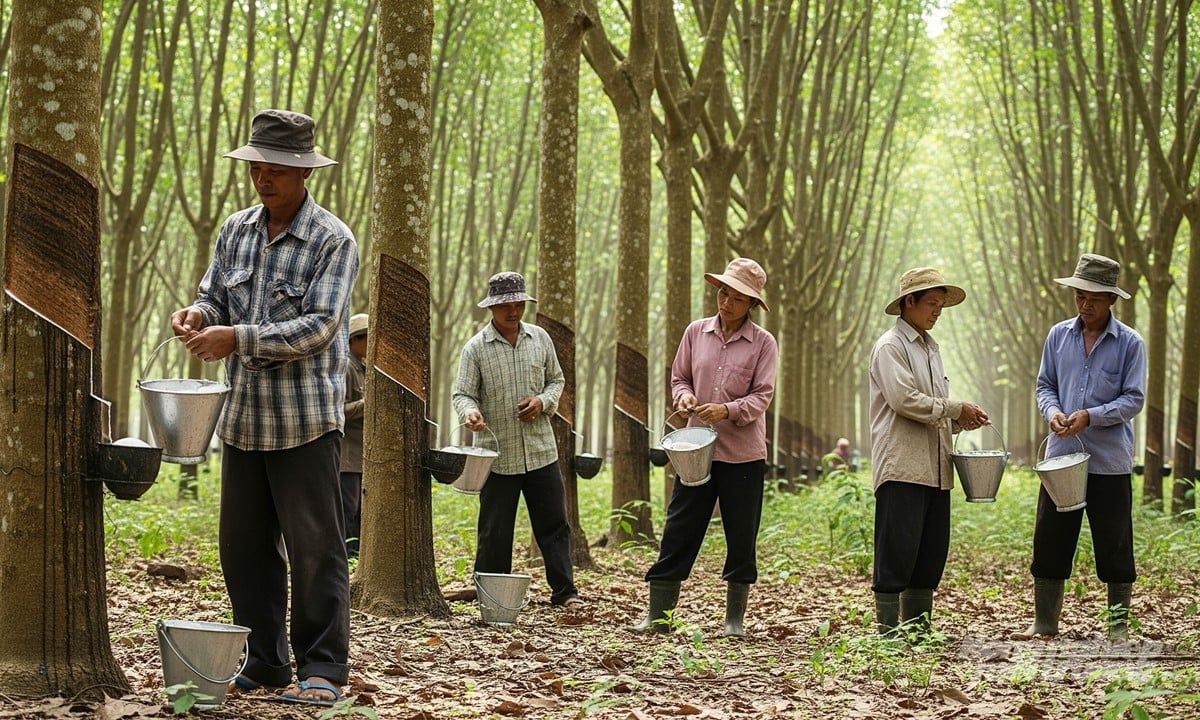 Giá cao su hôm nay 5/9/2025: Đồng loạt giảm nhẹ